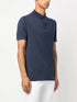 short-sleeved cotton polo shirt